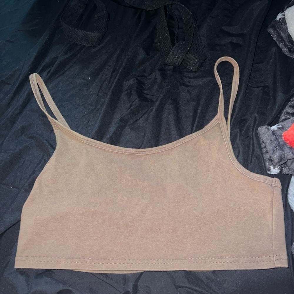 Rue 21 medium light brown top brand new